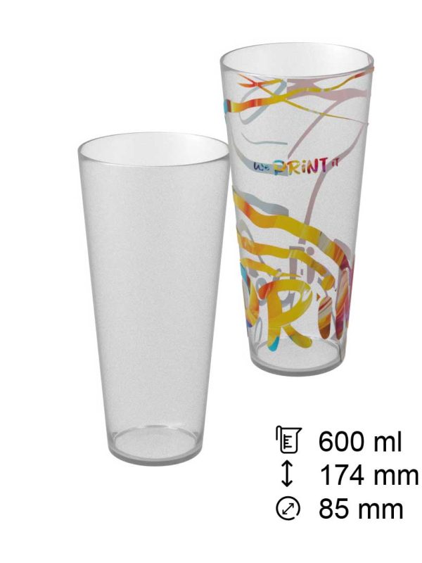 Egyedi műanyag pohár full color nyomással
